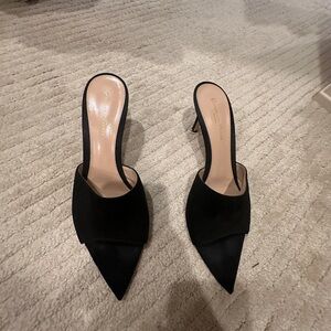 Gianvito Rossi Suede Mules